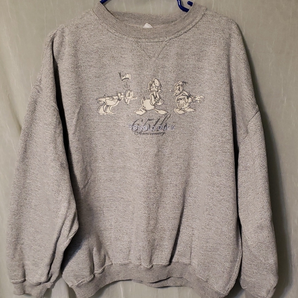 Vintage Disney Galleey 65th Anniversary Donald Duck Sweatshirt